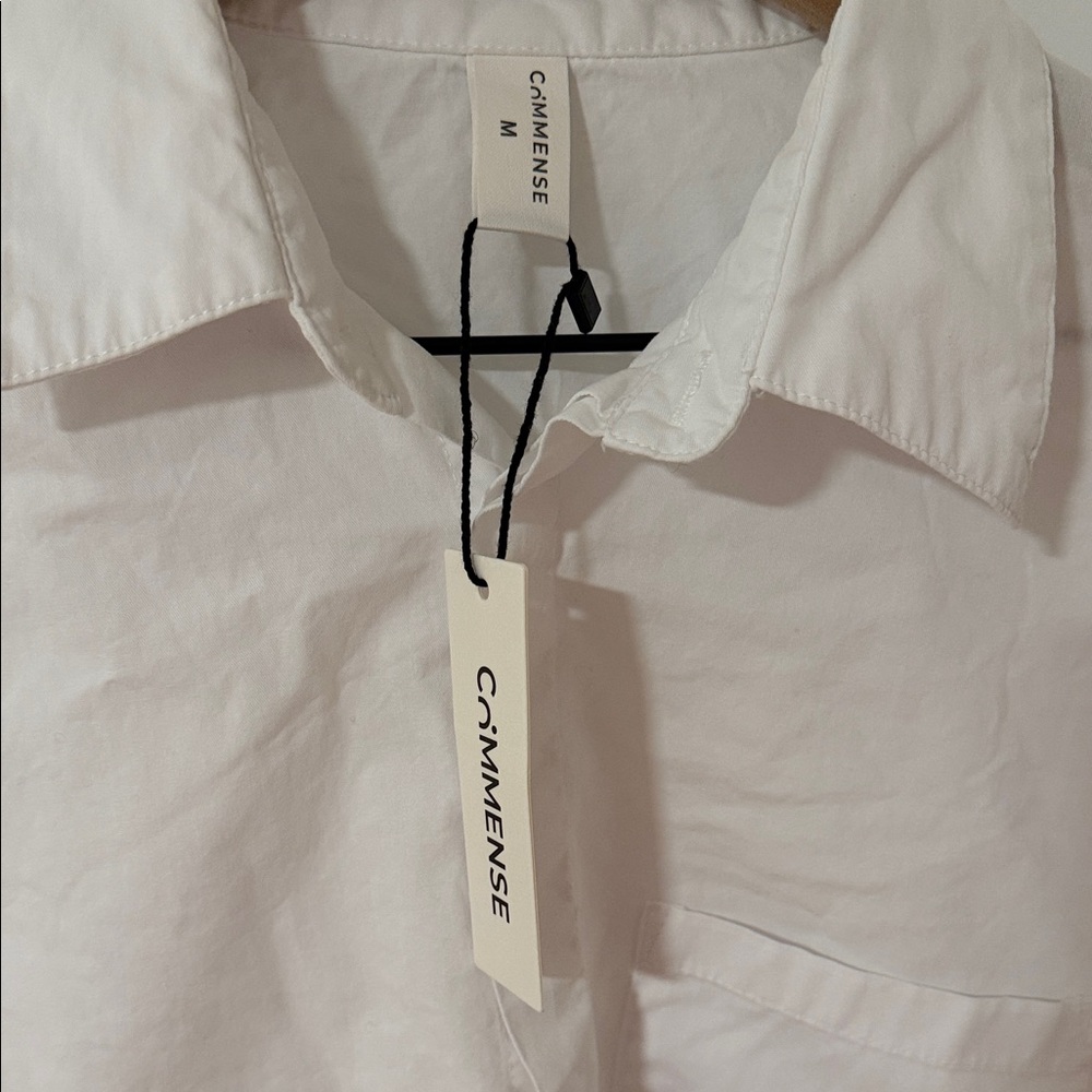 Commense Classic White Collared Shirt - Picture 2 of 3
